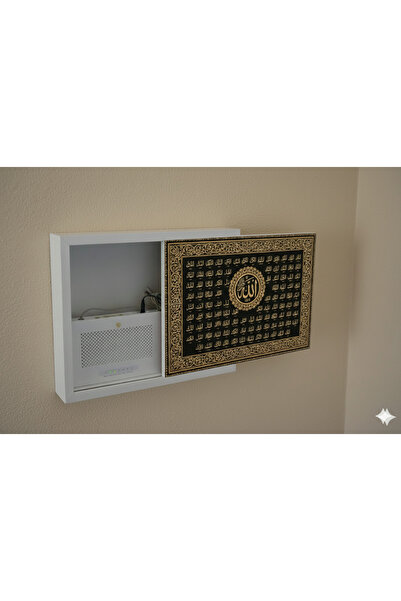 woodeska Modem Saklama Kutusu Sürgülü Modem Kutusu Tablo Sigorta Panosu Gizle...