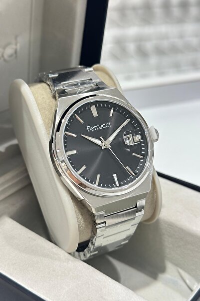 Ferrucci Çelik Kordon Su Geçirmez Garantili Erkek Kol Saati