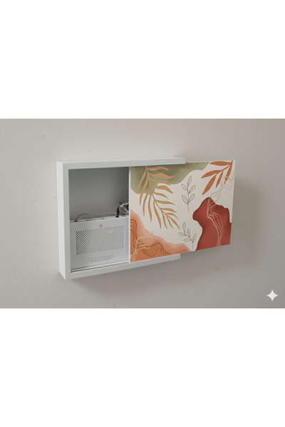 woodeska Modem Saklama Kutusu Sürgülü Modem Kutusu Tablo Sigorta Panosu Gizle...