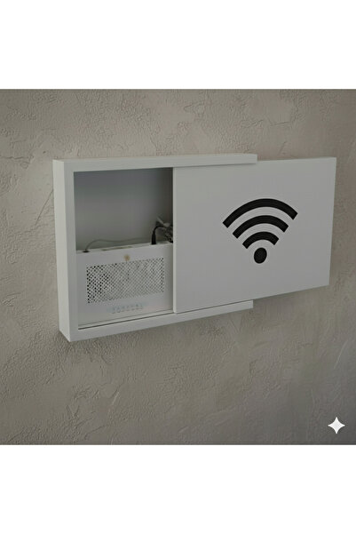 woodeska Modem Saklama Kutusu Sürgülü Modem Kutusu Tablo Sigorta Panosu Gizle...