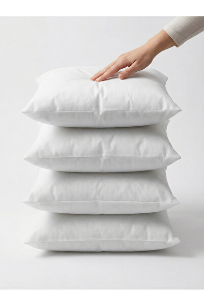 Artvibe Throw Pillow Inner Cushion Set of 4 White Soft Shredded Sponge 300 Gr...