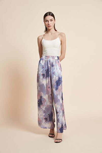Yola Wide-Leg Printed Trousers