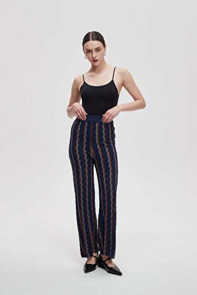 Livia Striped Long Pants