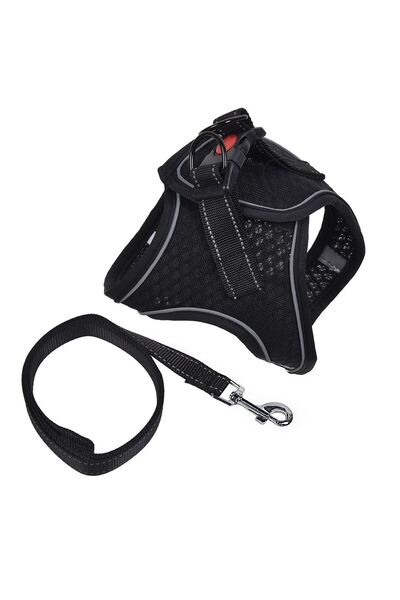 OEM Ham Negru cu Lesa pentru Caini (M) 120x2.0cm