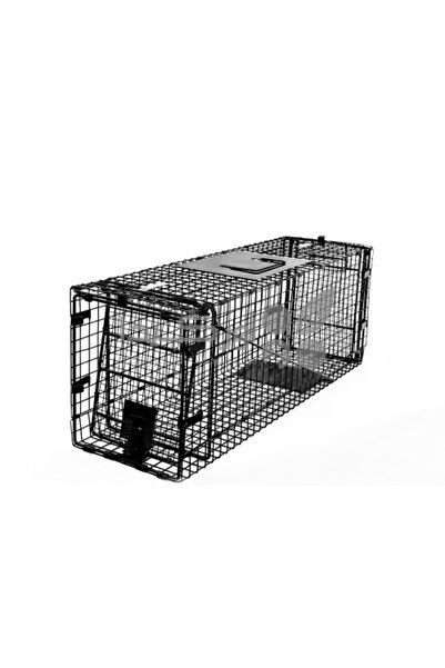 force catch مصيدة حديدية كبيرة للقطط - أسود