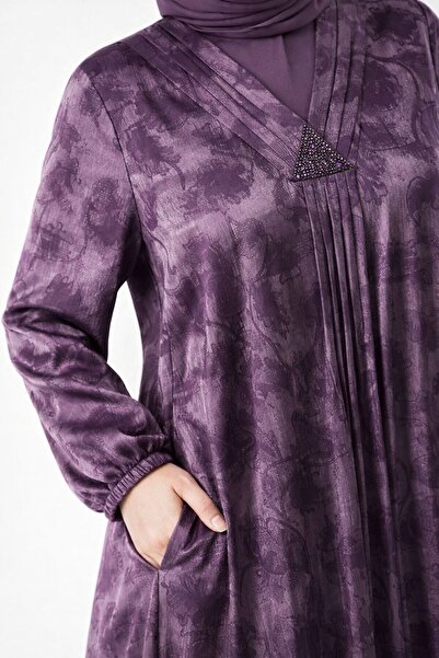 G&S Türkiye Büyük Beden İpek Kupra Elbise