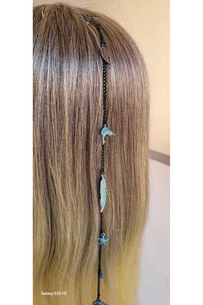 LO ADORO 2-Piece Snap-On Hair Holiday Accessory Pearl Bead Oyster Seashell St...