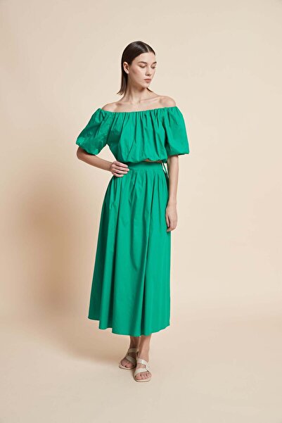 Yola تنورة ميدي واسعة الساق