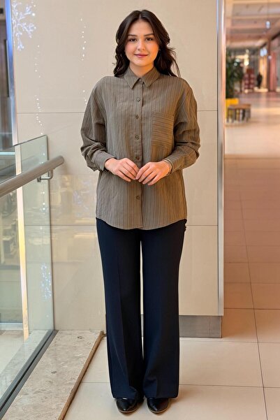 sentez giyim Sentez Yüksel Bel Flared Trousers