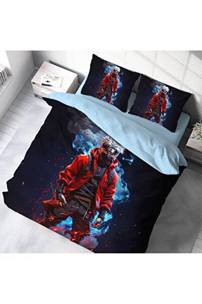 SAREL Anime Baskılı 3D Çift Kişilik Nevresim Takımı