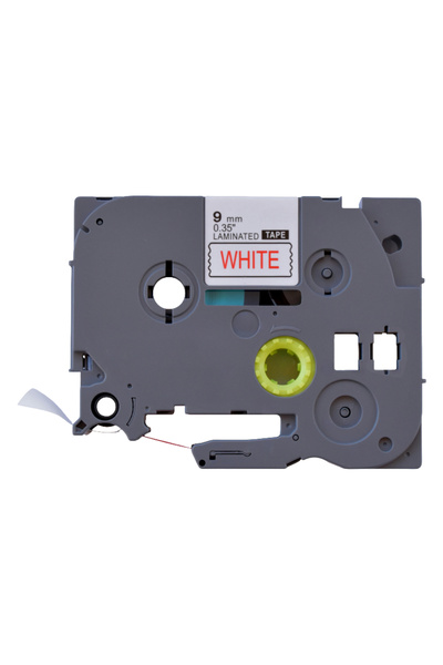 G Print Compatible Brother TZe-222 laminated label tape 9 mm red on white
