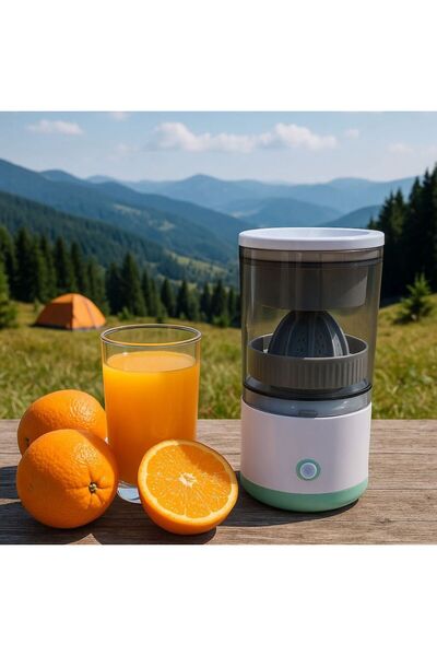 OEM Storcator Electric De Citrice , Portabil, Cu Alimentare USB, Turcoaz, Uso...