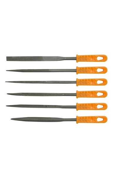Other Needle files for metal, set of 6 / 25360 / VOREL