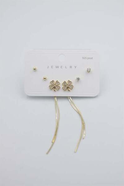 Royaleks Multiple Set Earrings - Gold