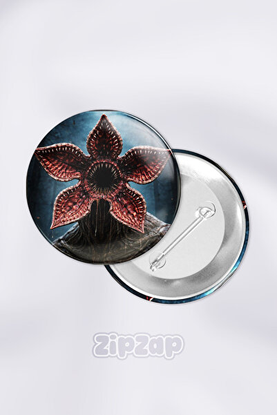 ZipZap Stranger Things 3 Demogorgon Bag Ornament Badge Pin Button Badge Set (...