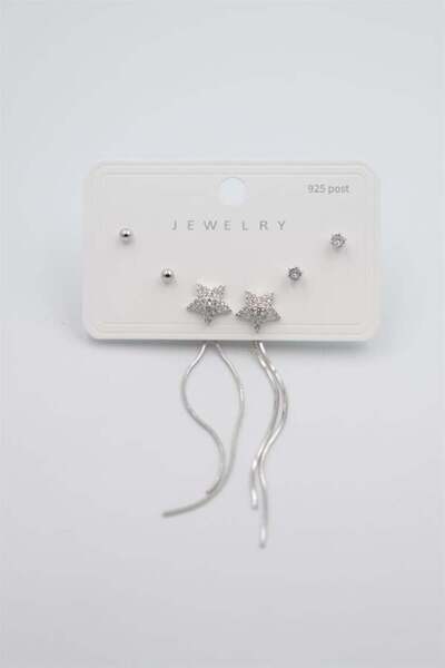 toyigoo Multiple Set Earrings - Silver