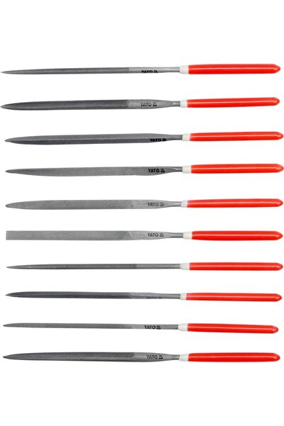 Other Needle File Set 10 Pieces 3x140x65mm YT-6163 YATO