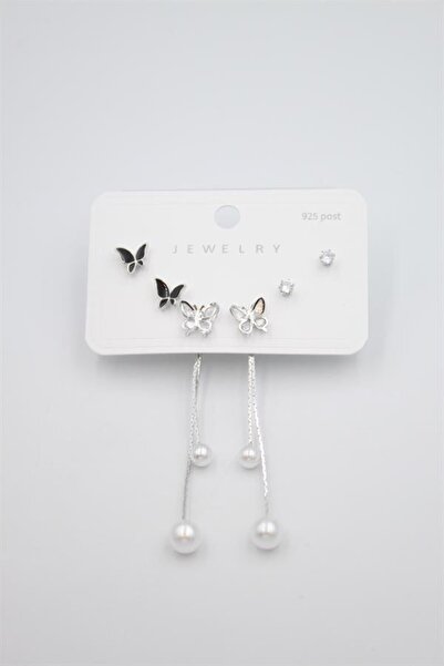toyigoo Multiple Set Earrings - Silver