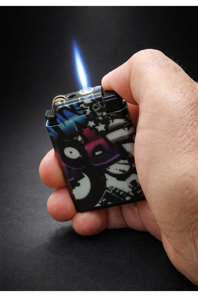 DoğanÇakmak Çakmak çift alevli ( Jet rüzgar+ mum ışığı alevli çok amaçlı çakmak)