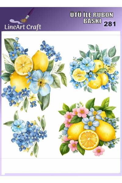 LİNEART Iron-On Rubon Printing Transfer Paper No:Rb281-30X30Cm