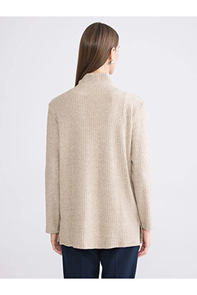 LC Waikiki Women's Stand Collar Oversize T-Shirt