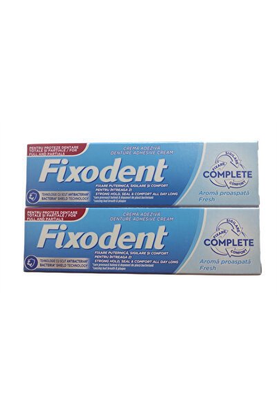 Fixodent COMPLETE PROTEZ YAPIŞTIRICI KREM FERAH NANE AROMALI 47 GR X 2 ADET