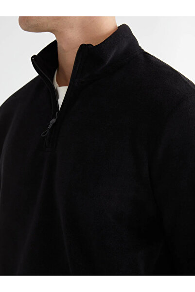 LC Waikiki Stand Collar Fleece Men's Sweatshirt