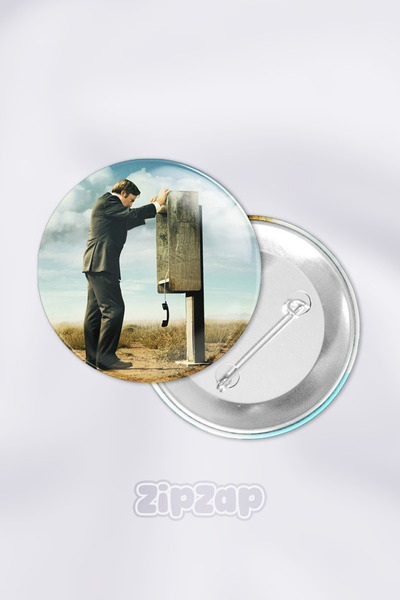 ZipZap Better Call Sual Series Bag Ornament Badge Pin Button Badge Set (1 Pc)