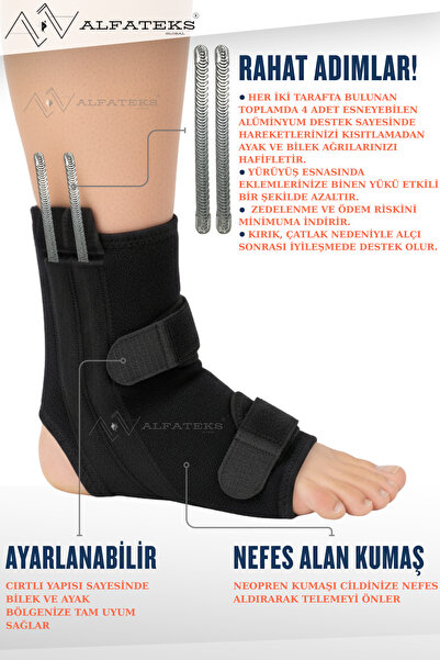 Empressco Ayak Bileği Destekli Bandaj, Sakatlık İyileştirme ve Koruma