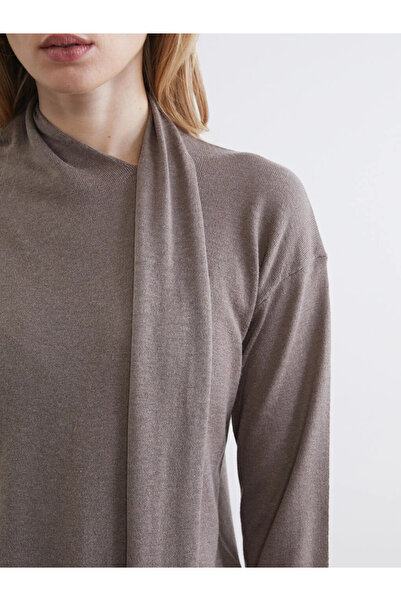 LC Waikiki Shawl Collar Women's Knitwear Sweater