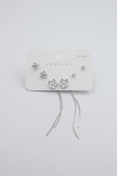 toyigoo Multiple Set Earrings - Silver