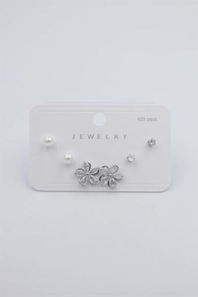 toyigoo Multiple Set Earrings - Silver