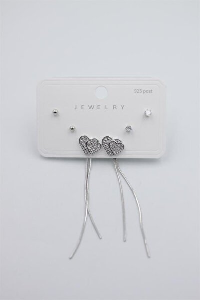 toyigoo Multiple Set Earrings - Silver
