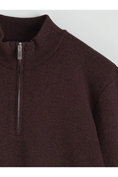 LC Waikiki Mock Neck men's knit sweater