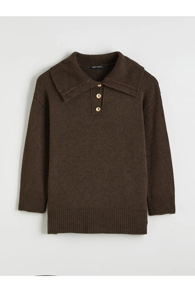 LC Waikiki Polo Neck Women's Knitwear Sweater