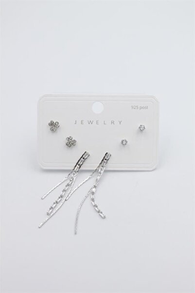 toyigoo Multiple Set Earrings - Silver
