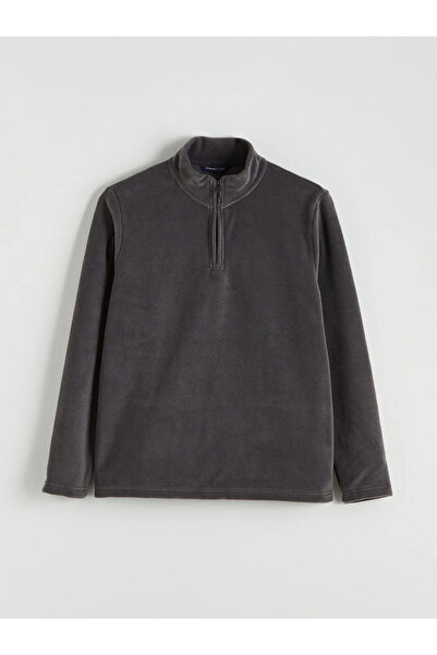 LC Waikiki Stand Collar Fleece Men's Sweatshirt