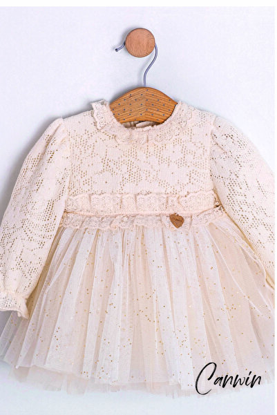 Canwin Kız Çocuk Çantalı Elbise