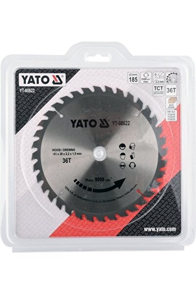 Other TCT WOOD CUTTING DISC 185X36TX20MM YT-60622 YATO