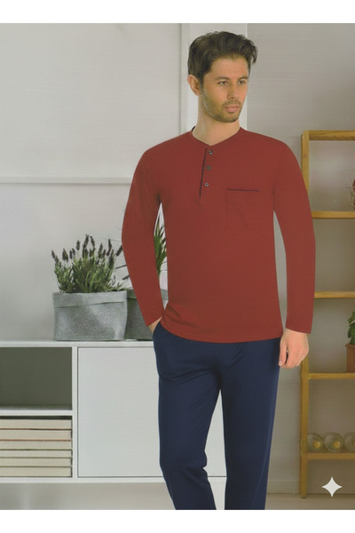 MİSS AYZA İÇTEN GELEN ŞIKLIK P.C 5454 Ανδρικό Βαμβακερό Σετ Πιτζάμες, για Δώρ...