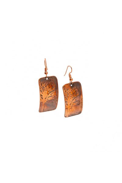 ARANA Burn Copper Earrings