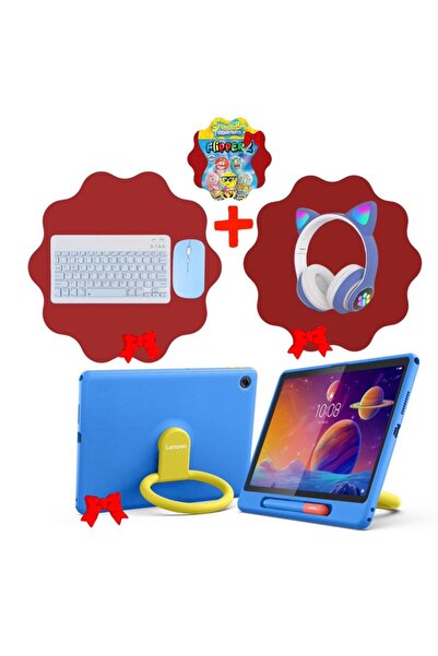 LENOVO Kids Tab 1.8Ghz 4Gb 128Gb 10.1inch- Android Tablet+kulaklık+kalem+klav...