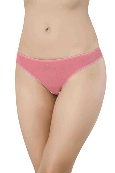 Mariposa Secret سراويل داخلية نسائية من القطن الليكرا باللون الفوشيا قابلة لل...