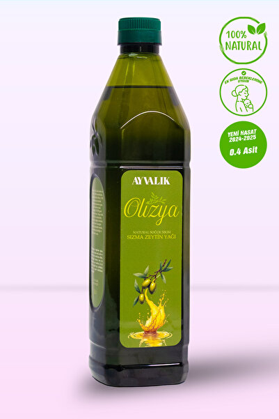 OLİZYA Ayvalık Naturel Sızma Zeytinyağı 1 L - 0,4 Asit - Bebek Ek Gıdaya Uygun