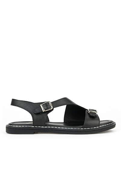 Ziya , Sandale de damă din piele naturală 1611020Z5407 Negru