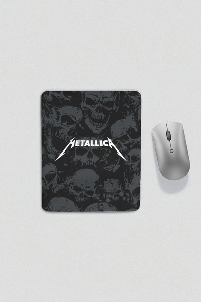 Velora Dekorasyon METALLICA - Baskılı Dikdörtgen Bilek Destekli Mousepad - ME...