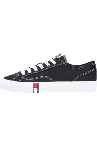 Tommy Hilfiger Women's Brand Logo Casual Black Sneaker En0En02956 Bds