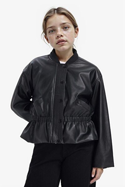 DeFacto Girl's College Collar Bomber Jacket F8744A826Sp