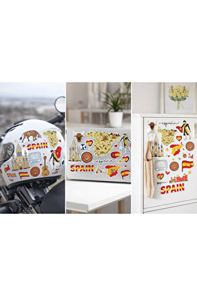 Limitless Design Spain Themed Sticker Set – Spain