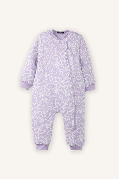 DeFacto Kız Bebek Desenli Tulum G7775A526SP